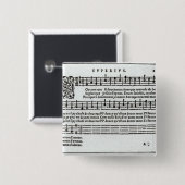 ジーンアントワーヌde Baif著音楽への詩 缶バッジ (正面&裏面)