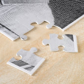 ジーンジェイクスOlier (1608-57年) (版木、銅版、版画) (b/wのphot ジグソーパズル (側面)