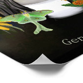 ジーンストラットンポーターポートレートデジ絵画タル ポスター (角)