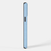 ジーンズにピンクとブルーの可愛いサンタ iPhoneケース (右側面)