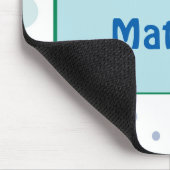 ジーンズのカエル，誕生日,水玉模様 マウスパッド (コーナー)