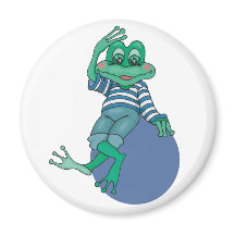 ジーンズのカエル，誕生日,水玉模様