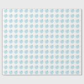 ジーンズのカエル，誕生日,水玉模様 ラッピングペーパー (フラット)