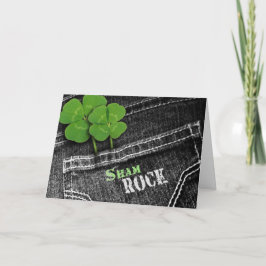 ジーンズのシャームズポケットSt. Patrick's カード