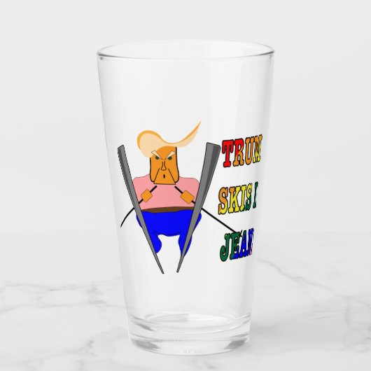 ジーンズのトランプスキー タンブラーグラス (正面)