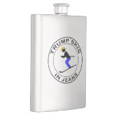 ジーンズの切札のスキー フラスク (右)