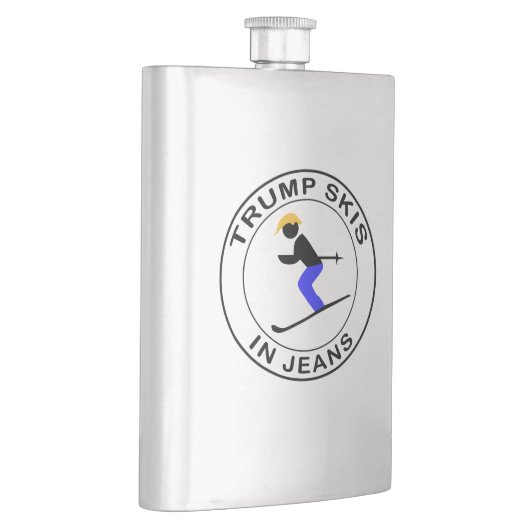 ジーンズの切札のスキー フラスク (右)