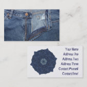 ジーンズの名刺 名刺 (正面/裏面)