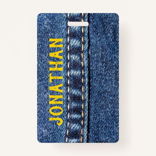 ジーンズの荷物タグ/バッジ バッジ (正面)