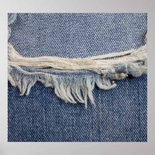 ジーンズの質感、背スタイリッシュ景。 ポスター (正面)