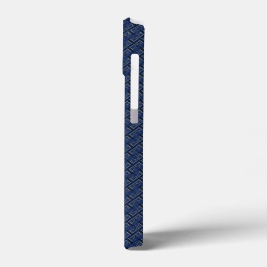 ジーンズの青い柄 Case-Mate iPhoneケース (裏面 / 左)