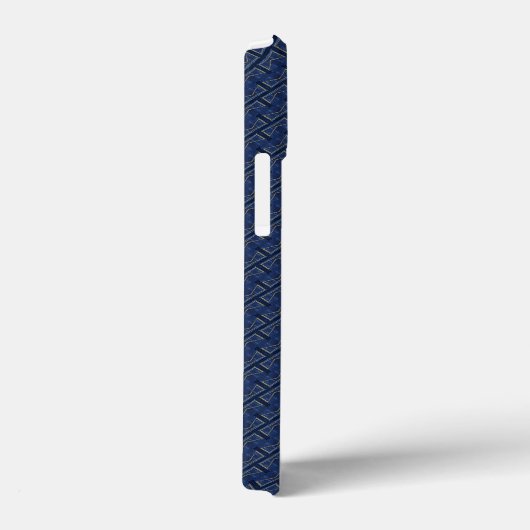 ジーンズの青い柄 Case-Mate iPhoneケース (裏面 / 右)