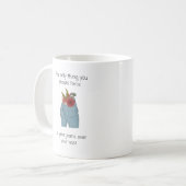 ジーンズは自分で作るしかない コーヒーマグカップ (正面左)