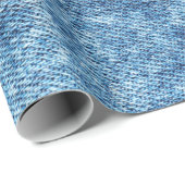 ジーンズは酸洗いブルー。デニムの背景、テクスチャ ラッピングペーパー (ロールコーナー)