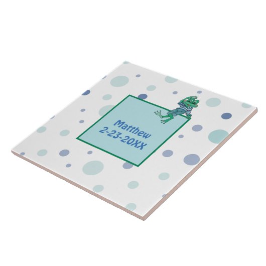 ジーンズを着たカエル タイル (側面)