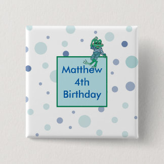 ジーンズを着たカエル 缶バッジ