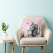 ジーンズジャケットの羊（梅） クッション (椅子)