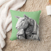 ジーンズジャケットの羊(Moegi) クッション (ブランケット)