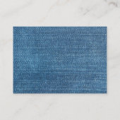 ジーンズテクスチャ 名刺 (裏面)
