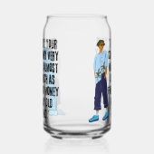 ジーンズ引用文 ガラス缶 (右)