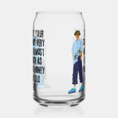 ジーンズ引用文 ガラス缶 (左)