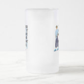 ジーンズ引用文 フロストグラスビールジョッキ (中央)