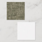 ジーンズ生地デザイン枕カバー スクエア名刺 (正面/裏面)