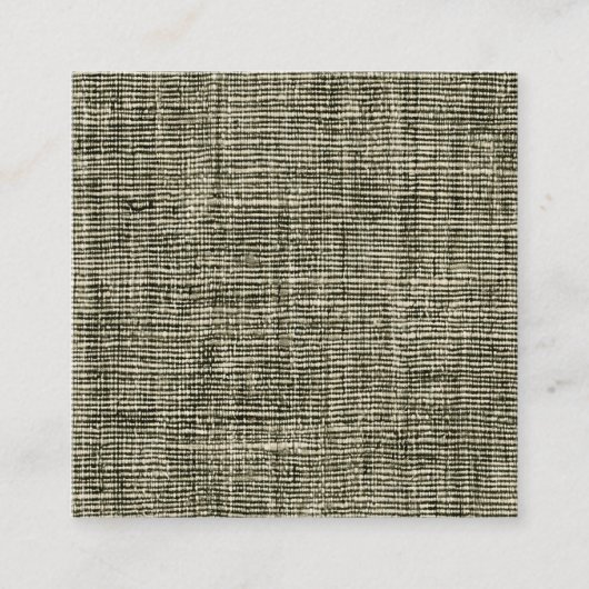 ジーンズ生地デザイン枕カバー スクエア名刺 (正面)