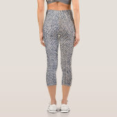 ジーンズ生地 カプリレギンス (裏面)