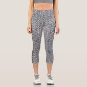 ジーンズ生地 カプリレギンス (正面)