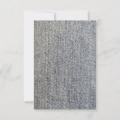 ジーンズ生地 出欠カード (裏面)