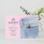 ジーンズ フォーエバー バースデーパーティー 招待状 (スタンド正面)