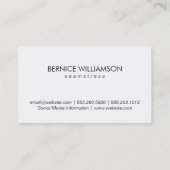 ジーンズ 名刺 (裏面)