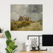 ジーンチャールズカジン – コテージインザデューンズ ポスター (ホームオフィス)