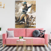 ジーンバプティステクレバー キャンバスプリント (インサイチュ (リビング))