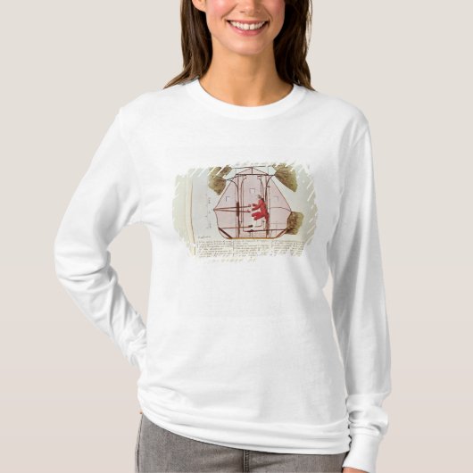 ジーンピエールBlanchardの航空機 Tシャツ (正面)