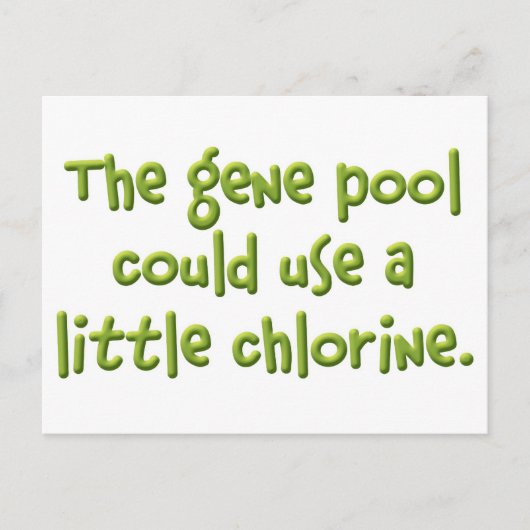 ジーンプール ポストカード (正面)