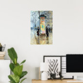 ジーンベラウドパリジャン通りシーン ポスター (ホームオフィス)