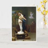 ジーンレオンGeromeの絵画の挨拶状 カード (黄色い花)