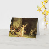 "ジーンレオンGerome著Almehのダンス"、 カード (黄色い花)