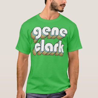 ジーンレトロレインボータイポグラフィフェードスタイル Tシャツ