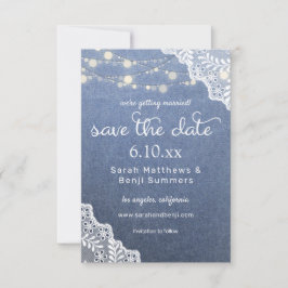 ジーンレース&ストリングライト セーブザデート