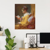 ジーン読ホノアヴィンテージアート ポスター (ホームオフィス)