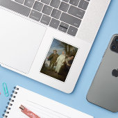 ジーン・アントワーヌ・ワトー – コメディアンイタリアンズ シール (ノートパソコンとiPhone)