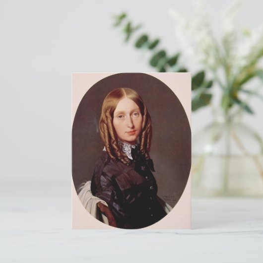 ジーン・インゲス – マダム・フレデリック・レイセットポートレート ポストカード (スタンド正面)