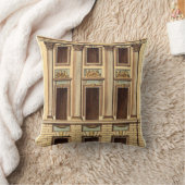 ジーン・デヌフォージの建築ファサード クッション (ブランケット)