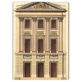 ジーン・デヌフォージの建築ファサード クリップボード (裏面)