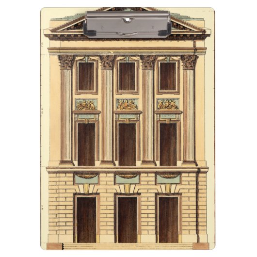ジーン・デヌフォージの建築ファサード クリップボード (正面)
