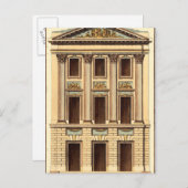 ジーン・デヌフォージの建築ファサード ポストカード (正面/裏面)