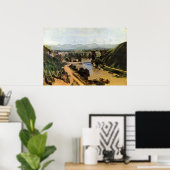 ジーン – バプティスト – カミーユ・コローによるナルニの橋 ポスター (ホームオフィス)